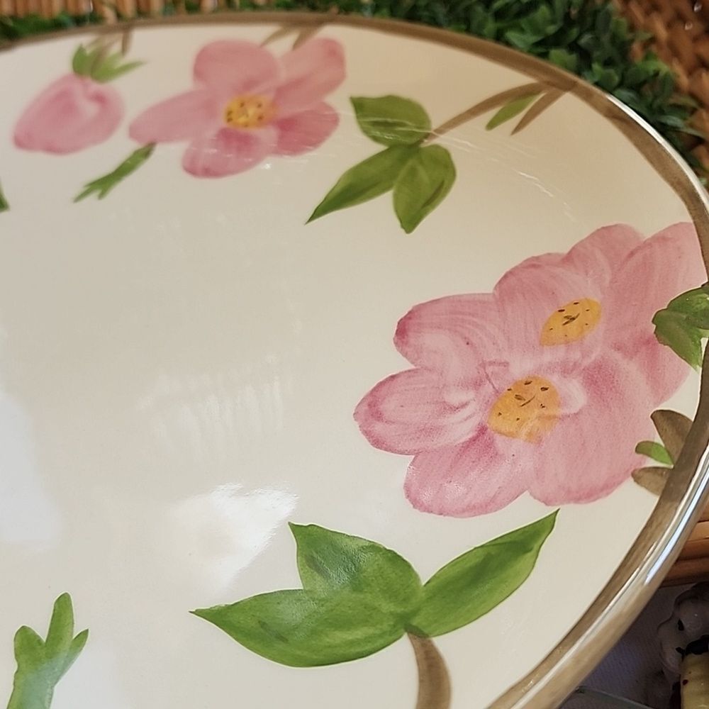 Vintage 90's Franciscan Desert Rose Chop Plate Platter Made In England